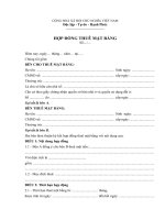 Hop dong thue mat bang 