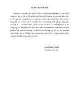 SKKN THIẾT kế một số đồ DÙNG dạy học môn vật lí lớp 12 