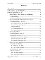 Luận văn dự án quy hoạch khu dịch vụ dạy các kĩ năng chăm sóc cơ bản cho bà mẹ và bé 