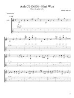 Tab Guitar Anh Cứ Đi Đi  Hari Won