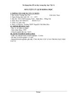 SKKN sử DỤNG bản đồ tư DUY TRONG dạy học vật lí 