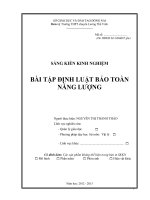 skkn bài tập về ĐỊNH LUẬT bảo TOÀN NĂNG LƯỢNG   copy 