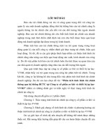 Luận văn phân tích tình hình tài chính thông qua hệ thống BCTC tại công ty cổ phần cơ khí và thiết bị áp lực VVMI 