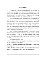 Tiểu luận một số ý kiến nhằm hoàn thiện cơ cấu tổ chức bộ máy doanh nghiệp , phân xưởng, tổ sản xuất 