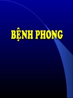 bệnh phong phòng và điều trị