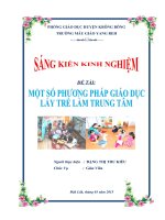 Bìa sáng kiến kinh nghiệm cực đẹp