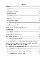 Phát triển năng lực vận dụng kiến thức hóa học cho học sinh trường phổ thông DTNT THPT huyện điện biên đông qua hệ thống bài tập phần phi kim – chương trình hóa học cơ bản lớp 10 