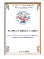 Nghiên cứu nâng cấp cơ sở dữ liệu và triển khai hệ thống thông tin quản lý cán bộ công chức, viên chức PMIS trực tuyến 