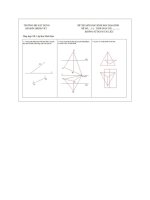 Đề thi Hình Họa kĩ thuật NUCE tham khảo