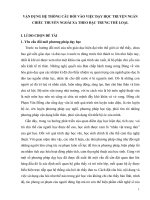 SKKN vận DỤNG hệ THỐNG câu hỏi vào VIỆC dạy học TRUYỆN NGẮN CHIẾC THUYỀN NGOÀI XA THEO đặc TRƯNG THỂ LOẠI 