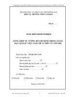 SKKN lồng ghép tư tưởng hồ chí minh trong giảng dạy lịch sử việt nam lớp 12 THPT từ 1919 1945 