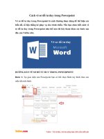 Cách vẽ sơ đồ tư duy trong Powerpoint