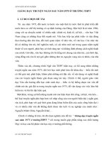 SKKN GIẢNG dạy TRUYỆN NGẮN SAU năm 1975 ở TRƯỜNG THPT   copy   copy 