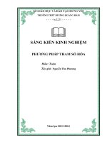 Phương pháp tham số hóa (tác giả nguyễn thu phương) 