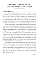 SKKN đổi mới dạy và học môn NGỮ văn từ góc NHÌN văn học là một DẠNG đạo   copy   copy 