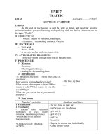 giáo án tiếng anh 7 thí điểm kì 2