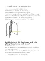 phương trình mặt phẳng