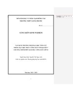 skkn vận dụng phương pháp dạy học tích cực trong dạy học phần “công dân với đạo đức”, chương trình môn giáo dục công dân lớp 10 