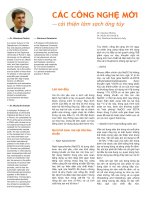 Cập nhật các hệ thống bơm rửa nội nha