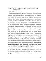 Tiểu luận tăng trưởng việc làm và tăng trưởng kinh tế ngành dịch vụ theo ngành, vùng và hình thức sở hữu trong nền kinh tế thị trường định hướng XHCN 