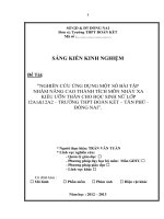 sáng kiến kinh nghiệm NGHIÊN cứu ỨNG DỤNG một số bài tập NHẰM NÂNG CAO THÀNH TÍCH môn NHẢY XA KIỂU ưỡn THÂN CHO học SINH nữ lớp 12a112a2 TRƯỜNG THPT đoàn kết, HUYỆN tân PHÚ, TỈNH ĐỒNG NAI 