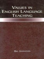 values in english language teaching 