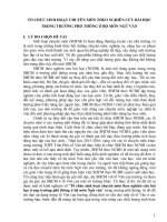 skkn tổ chức sinh hoạt chuyên môn theo nghiên cứu bài học trong trường phổ thông ở bộ môn ngữ văn 