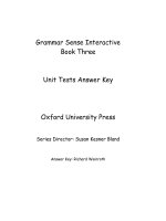 Grammar sense   book 3   test 