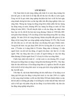 Tiểu luận thị trường lao động nông thôn và giải pháp giải quyết và tạo việc làm ở nông thôn