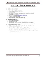 sáng kiến kinh nghiệm giáo dục truyền thốngcho học sinh thông qua các hoạt động đoàn 