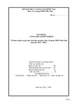 skkn tổ chức kiểm tra giờ dạy trên lớp của giáo viên ở trường THPT dầu giây năm học 2015   2016 