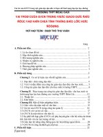 sáng kiến kinh nghiệm khắc phục khó khăn tổ chức dạy học 2 buổingày hiệu quả tại trường THPT điểu cải năm học 2011 2012 (2) 