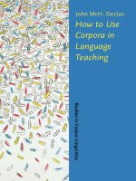 how to use corpora in language teaching 