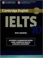 Cambridge IELTS 10  ( Sách )