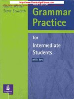 Longman english grammar practice for intermediate students 