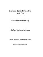 Grammar sense   book 1   test 