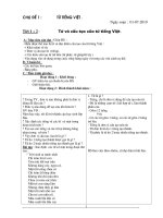 Giáo án dạy thêm Văn 6