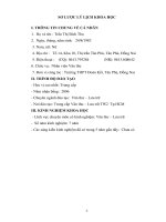 sáng kiến kinh nghiệm một số BIỆN PHÁP NHẰM NÂNG CAO TÍNH HIỆU QUẢ CÔNG tác văn THƯ lưu TRỮ ở TRƯỜNG THPT 