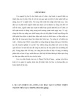 Tiểu luận thực trạng và công tác đào tạo tại công ty CP sản xuất thương mại Thiên Long