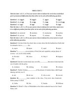 mocktest 2  đề thi thử đại học môn tiếng anh