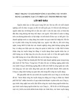 Luận văn thực trạng và giải pháp nâng cao công tác tuyển dụng lao động tại công ty điện lực TP  hà nội 