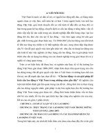 Tiểu luận cầu lao động và các giải pháp để kích cầu lao động ở VN trong những năm gần đây 