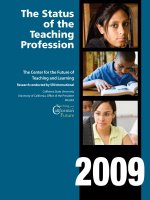 The status of the teaching profession 