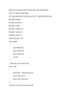 Danh sách liên kết đôi:quản lí khách hàng