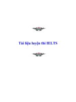 Tài Liệu Luyện Thi IELTS