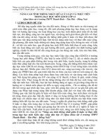 skkn nâng cao tính thống nhất giữa lý luận và thực tiễn trong dạy học môn giáo dục công dân lớp 12 