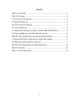 Tiểu luận thực trạng đào tạo trong doanh nghiệp hiện nay, những mặt tích cực và tồn tại  1 số giải pháp nâng cao chất lượng đào tạo, kinh nghiệm ở 1 số nước 