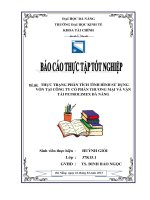 Luận văn tốt nghiệp thực trạng tình hình sử dụng vốn của công ty