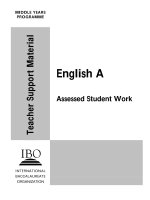 English teacher support material 