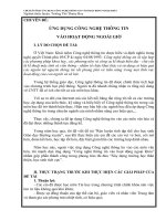 skkn ỨNG DỤNG CÔNG NGHỆ THÔNG TIN vào HOẠT ĐỘNG NGOÀI GIỜ 